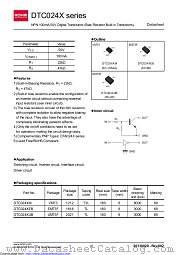 DTC024XEB datasheet pdf ROHM