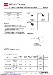DTC044TM datasheet pdf ROHM