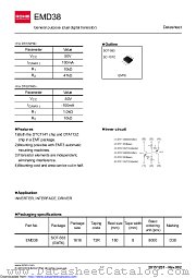 EMD38T2R datasheet pdf ROHM