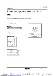 EMF5T2R datasheet pdf ROHM