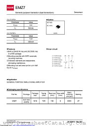 EMZ7T2R datasheet pdf ROHM