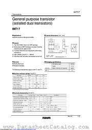IMT17T110 datasheet pdf ROHM