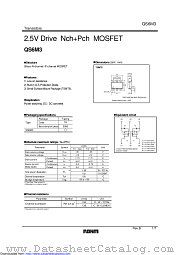 QS6M3TR datasheet pdf ROHM