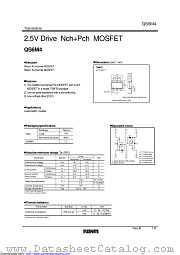QS6M4TR datasheet pdf ROHM