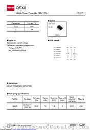 QSX8TR datasheet pdf ROHM