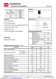 R5009FNX datasheet pdf ROHM