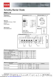 RB051L-40TE25 datasheet pdf ROHM