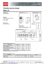 RB081L-20TE25 datasheet pdf ROHM