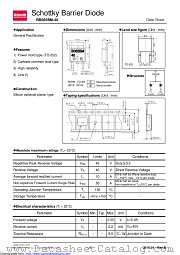 RB085BM-40 datasheet pdf ROHM
