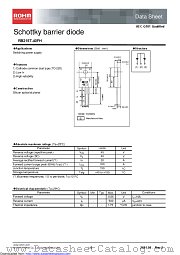 RB215T-40FH datasheet pdf ROHM
