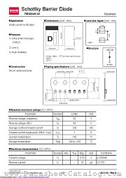RB520AS-40T2R datasheet pdf ROHM