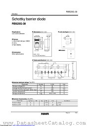 RB520G-30T2R datasheet pdf ROHM