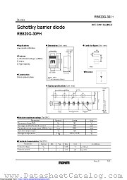 RB520G-30FH datasheet pdf ROHM