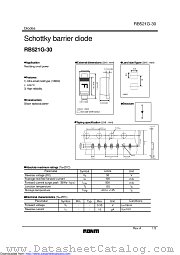 RB521G-30T2R datasheet pdf ROHM