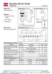 RB521G-40T2R datasheet pdf ROHM