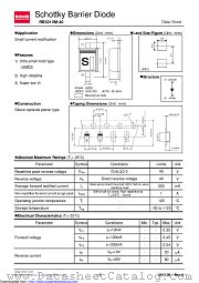 RB521VM-40TE-17 datasheet pdf ROHM