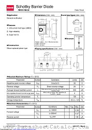 RB551VM-30 datasheet pdf ROHM