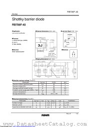 RB706F-40T106 datasheet pdf ROHM