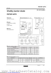 RB706F-40FHT106 datasheet pdf ROHM