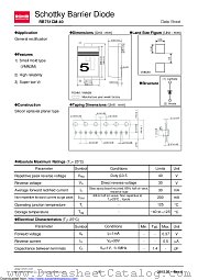 RB751CM-40T2R datasheet pdf ROHM