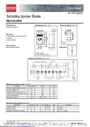 RB751G-40FH datasheet pdf ROHM
