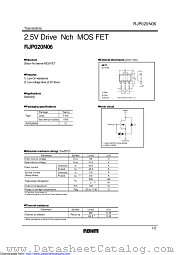 RJP020N06T100 datasheet pdf ROHM
