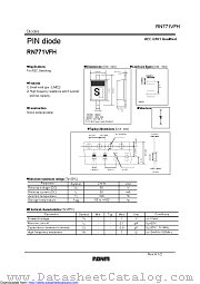 RN771VFHTE-17 datasheet pdf ROHM
