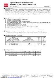 RPR-0521RS datasheet pdf ROHM