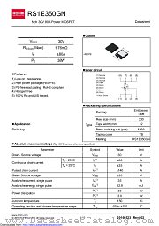RS1E350GN datasheet pdf ROHM