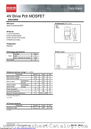 RSD160P05 datasheet pdf ROHM