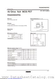 RSQ035N03FRATR datasheet pdf ROHM
