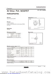 RSR025P03FRATL datasheet pdf ROHM