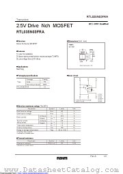 RTL035N03FRATR datasheet pdf ROHM