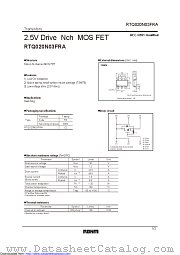 RTQ020N03FRATR datasheet pdf ROHM