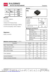 RUL035N02 datasheet pdf ROHM