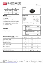 RUL035N02FRATR datasheet pdf ROHM