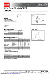 RUM002N05 datasheet pdf ROHM