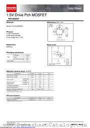 RW1A020ZPT2R datasheet pdf ROHM