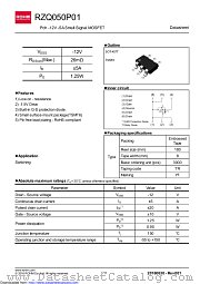 RZQ050P01TR datasheet pdf ROHM
