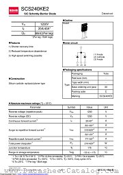 SCS240KE2 datasheet pdf ROHM