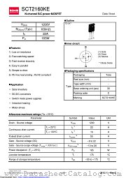 SCT2160KE datasheet pdf ROHM