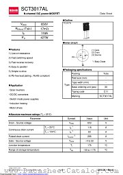 SCT3017AL datasheet pdf ROHM