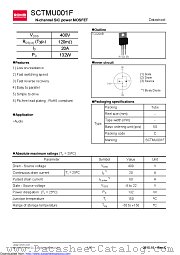 SCTMU001F datasheet pdf ROHM