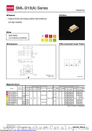SML-D13VW(A) datasheet pdf ROHM