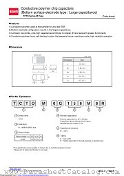 TCTOM0G226M8R datasheet pdf ROHM