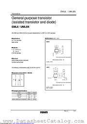UML6NTR datasheet pdf ROHM