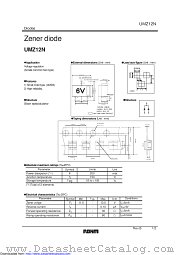 UMZ12NT106 datasheet pdf ROHM