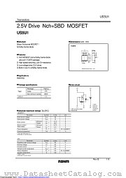 US5U1 datasheet pdf ROHM