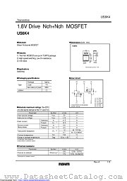 US6K4 datasheet pdf ROHM