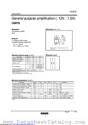 US6T8 datasheet pdf ROHM